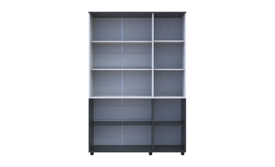 Skříň na oblečení Doros Thorn Antracit/Bílá 3 DTD police 135x51.6x200 (44900516)