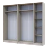 Skříň na oblečení set Promo Kašmír 2+3 dveře 225×48×204 (80737673)