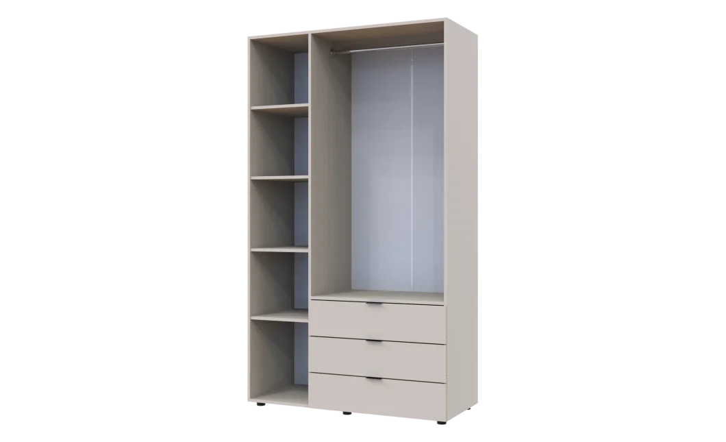 Šatní skříň  Doros Gelar Kašmír 3 DTD 116,2x49,5x203,4 (80737633)