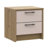 Noční stolek Doros Rondi Dub Artisan/Kašmír 2Zás 40x35x40 (41516287)