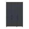 Skříň na oblečení Doros Thorn Antracit 3 DTD police 135x51.6x200 (44900492)