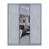 Šatní skříň Doros City Light Borovice Natti 2 DTD / 1 zrcadlo 180×60×225 (80736522)