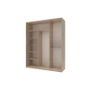 Šatní skříň Doros City Light Dub Sonoma 3 DTD 180×60×225 (42002003)