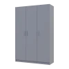 Šatní skříň Promo Šedá 3 dveře 135x48x204 (80737765)