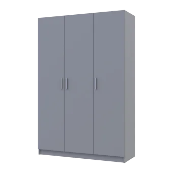 Šatní skříň Promo Šedá 3 dveře 135x48x204 (80737765)