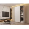 Skříň s posuvnými dveřmi Doros G-Caiser Bílá 2 DTD / 3 části 160x60x240 (42002104)