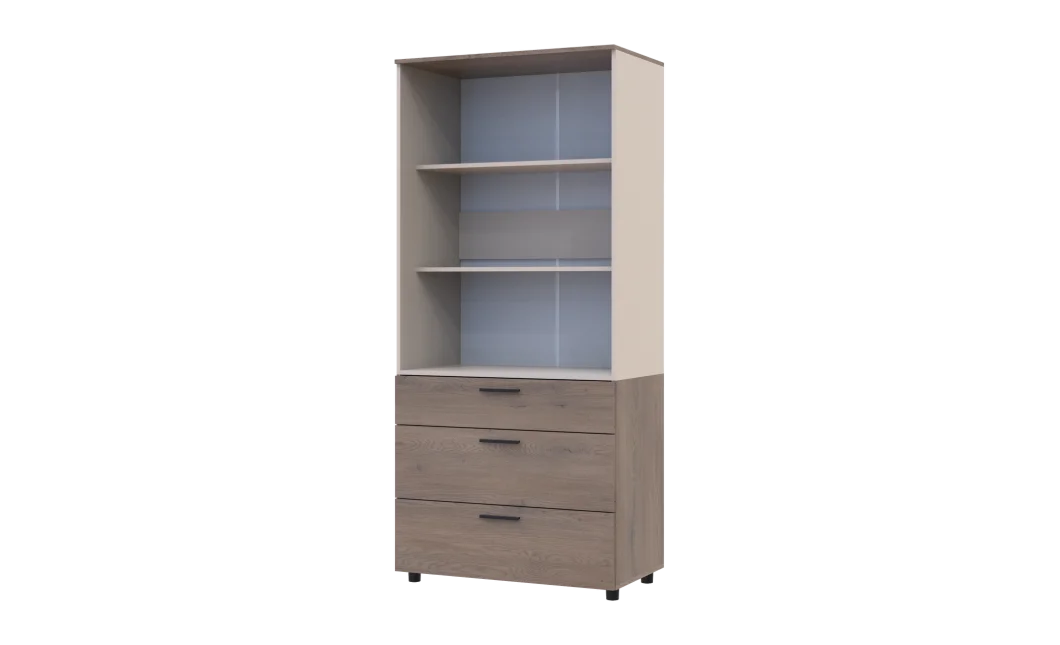 Skříň na oblečení Doros Thorn Cremona Cannolo/Kašmír 2 DTD/3Š police 90х51.6х200 (44900454)