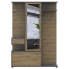 Předsíň Doros Finch Grafit / Dub Artisan 145 × 37 × 202 (44900220)