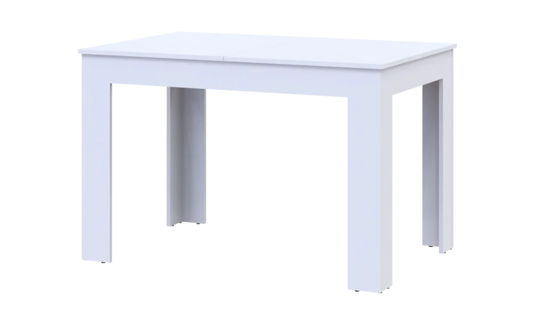 Jídelní stůl Doros Flint Bílý 120/170x80x78 (41510128)