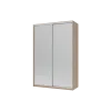 Šatní skříň Doros City Light Dub Sonoma 2 zrcadla 150×60×225 (44900073)