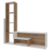 Obývací stěna Doros Etana Dub Artisan / Bílý 150 × 30 × 150 (41510097)