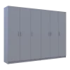 Sada Promo Šedá 3+3 dveře 270x48x204 (80737768)