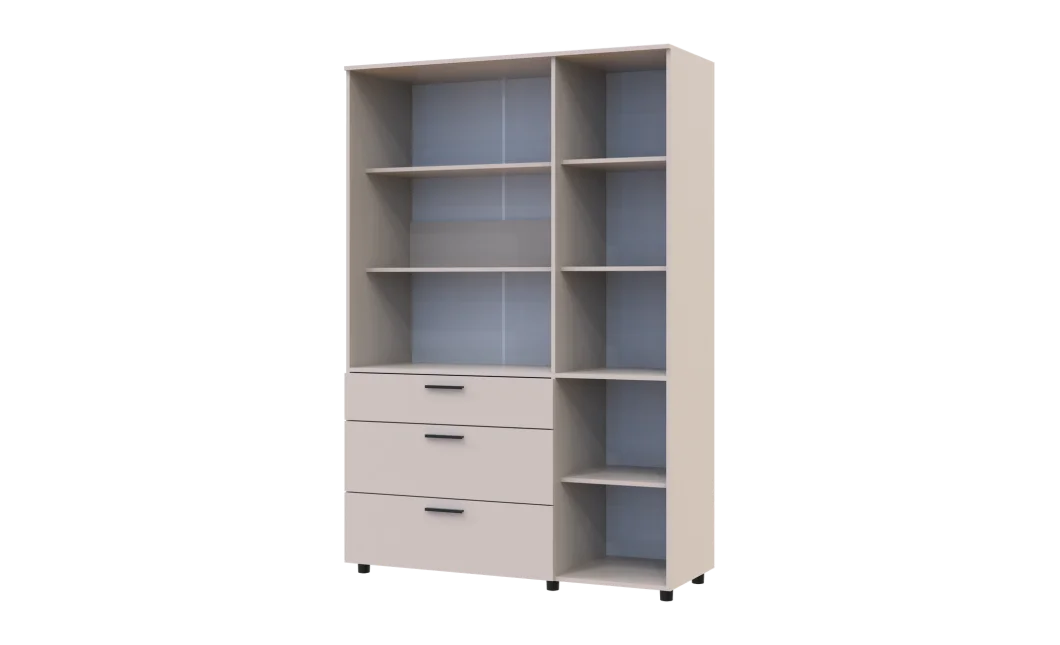 Skříň na oblečení Doros Thorn Kašmír 3 DTD/3Š police 135х51.6х200 (44900498)