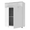 Komoda Doros Ron 2 2 dveře 1 zásuvka Bílý 80 × 38 × 100 (41516003)