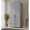 Skříň na oblečení Doros Thorn Šedá 2 DTD/3Š tyč 90х51.6х200 (44900441)