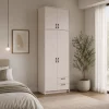 Šatní skříň Doros Rondy s s vysokým nástavcem Kašmír 2 dvere 82x52x260 (80738482)
