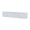 TV stolek Doros Levia Bílé dřevo 4 dveře 160x35x33 (41516117)
