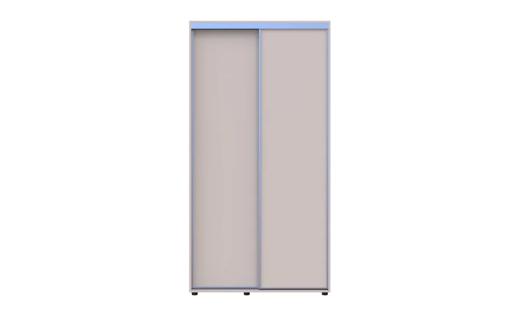 Šatní skříň s posuvnými dveřmi Doros Sigma Slim Kašmír 2 dveře 110x60x214.4 (42005454)