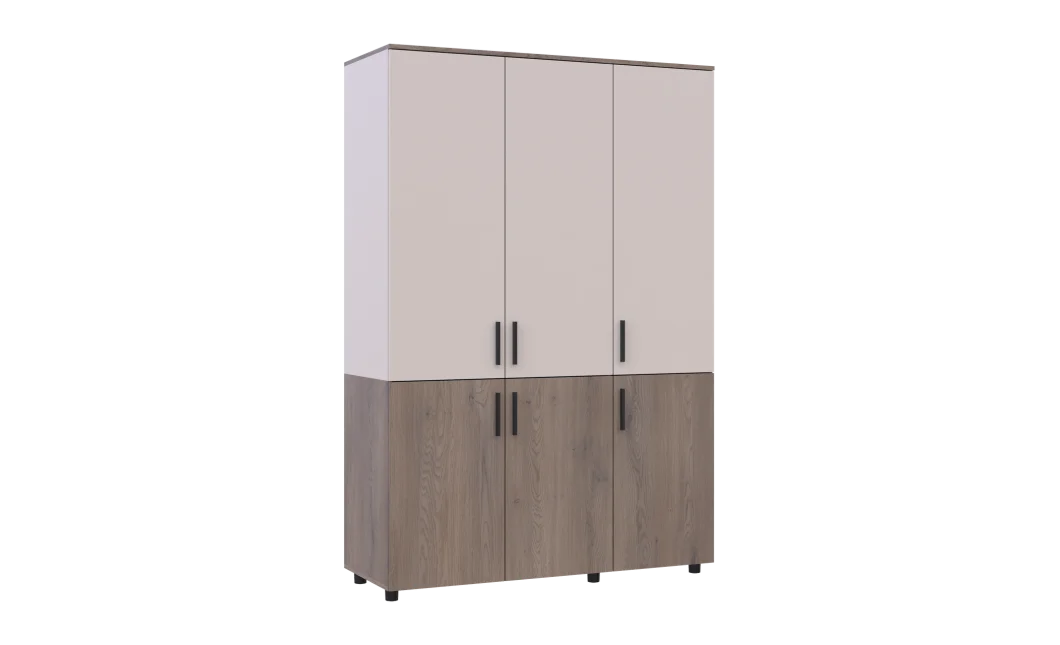 Skříň na oblečení Doros Thorn Cremona Cannolo/Kašmír 3 DTD tyč 135х51.6х200 (44900499)