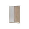 Šatní skříň Doros City Light Dub Sonoma 1 DTD / 1 zrcadlo 150×45×225 (42002037)