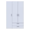 Skříň na oblečení Doros Ektor Bílý 3 dveře 116×49,5×180 (80737076)