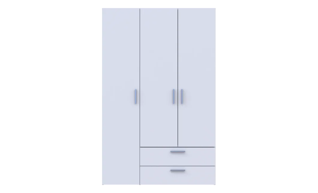 Skříň na oblečení Doros Ektor Bílý 3 dveře 116×49,5×180 (80737076)