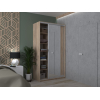 Šatní skříň Doros City Light Dub Sonoma 1 DTD / 1 zrcadlo 120×45×225 (42002033)