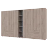 Set Doros Gelar s regálem Dub Sonoma 4+4 dveře 348,2×49,5×203,4 (42005053)