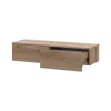 Toaletní stolek Doros Levia Dub Evok 2 zásuvky 100x32x22 (41516095)