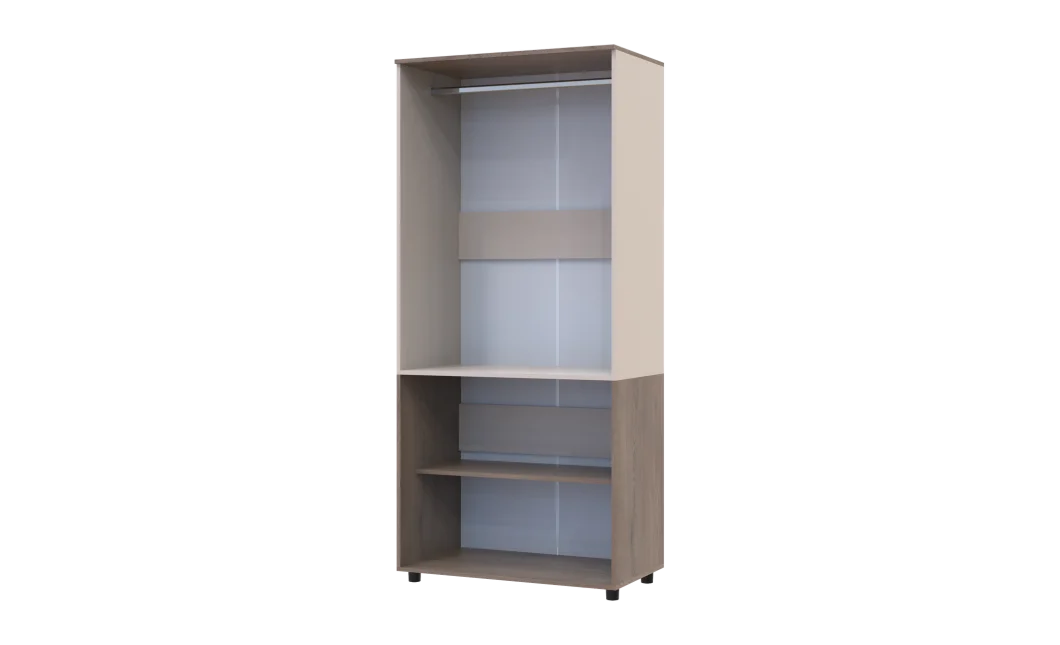 Skříň na oblečení Doros Thorn Cremona Cannolo/Kašmír 2 DTD tyč 90х51.6х200 (44900451)
