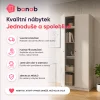 Skříň na oblečení Doros Promo Kašmír 3+3 dveře 270×48×204 (80737674)