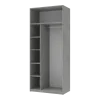 Skříň na oblečení Doros Ken Beton / Bílý 2 dveře 90 × 52 × 210 (80737020)