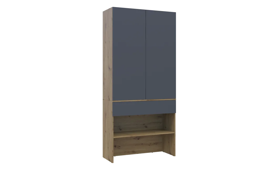 Předsíň Doros Split Dub Artisan/Grafit DTD 94 × 39 × 200 (44900271)
