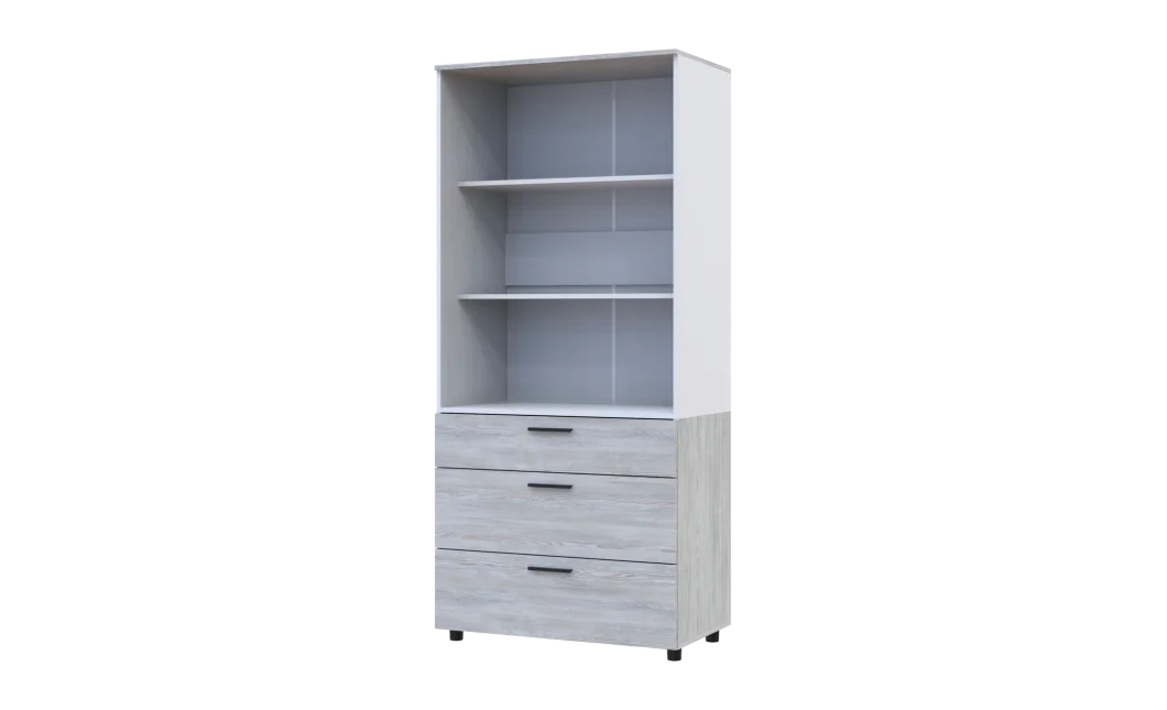 Skříň na oblečení Doros Thorn Borovice Natti/Bílá 2 DTD/3Š police 90х51.6х200 (44900462)