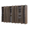 Kleiderschrank mit Schubladen, Regalen und Aufsatzschrank Doros Kasper Cremona Cannolo 3+3+3 LTD 405 × 50 × 245 cm (42005737)