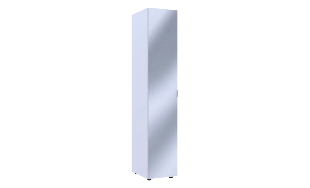 Skříň na oblečení Doros Gelar Bílý se zrcadlem 39 × 49,5 × 203,4 (44900242)