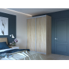 Šatní skříň Doros City Light Dub Sonoma 2 DTD 150×60×225 (42002012)