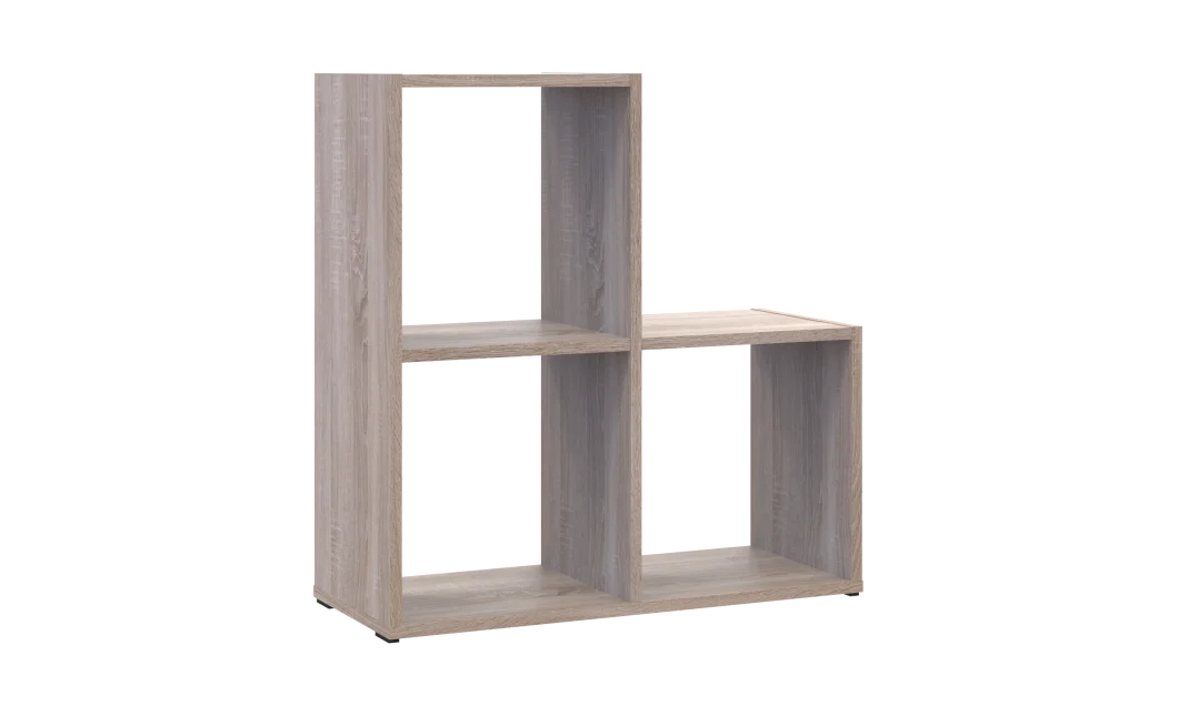 Regál Doros Step 2×2 Dub Sonoma otevřený 69×28,8×71,4 (41516155)