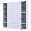 Set Doros Gelar se 2 regálů Bílý 3 dveře 192,6×49,5×203,4 (42005035)