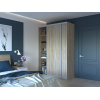 Šatní skříň Doros City Light Dub Sonoma 2 DTD 150×45×225 (42002013)