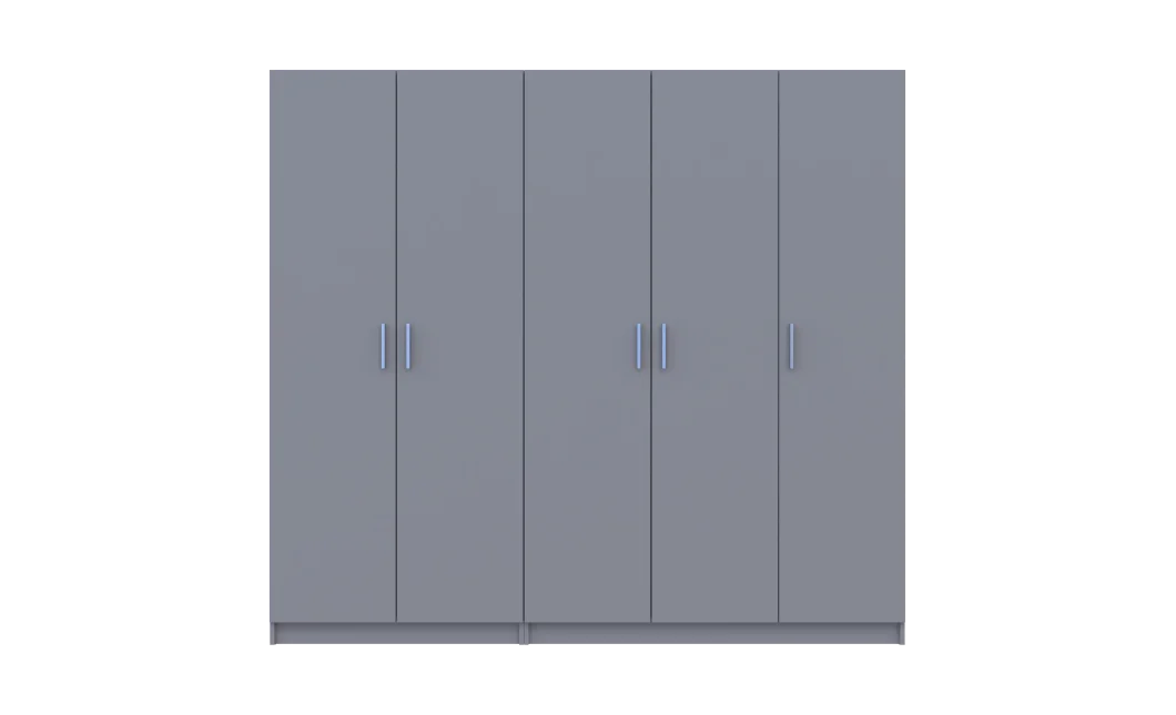 Sada Promo Šedá 2+3 dveře 225x48x204 (80737767)