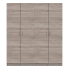 Set Doros Promo s policemi Dub Sonoma 2+2 dveře 180×48×204 (44900287)