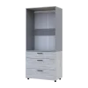 Skříň na oblečení Doros Thorn Borovice Natti/Šedá 2 DTD/3Š tyč 90х51.6х200 (44900465)