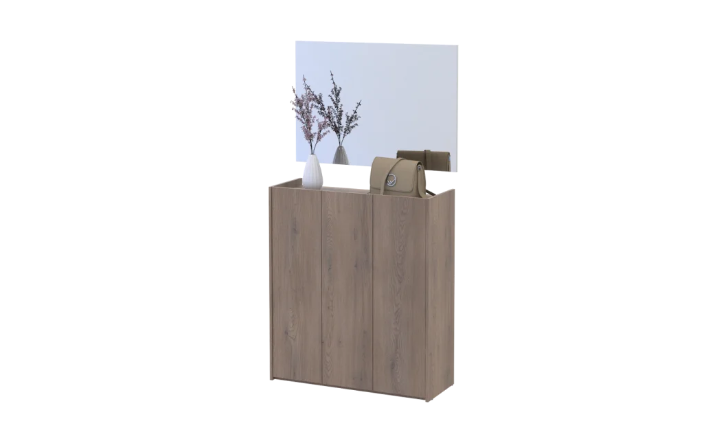 Botník se zrcadlem Doros Kassel Cannolo 3 DTD 97×40×110 (42005503)