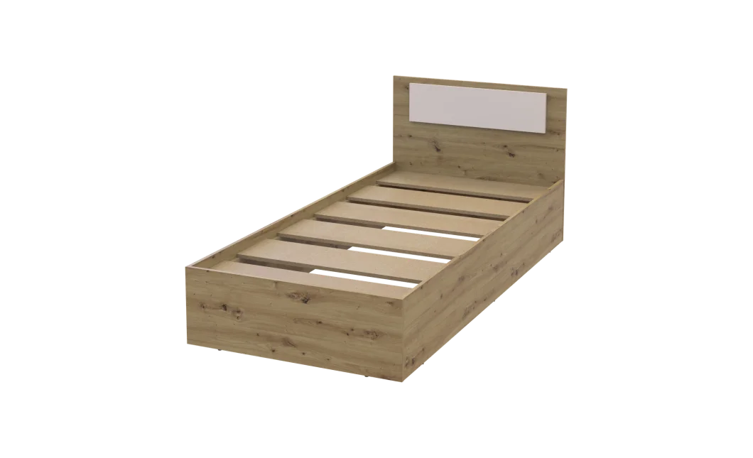 Postel Doros Rondi Jednolůžková Dub Artisan/Kašmír 90x200 (44900529)