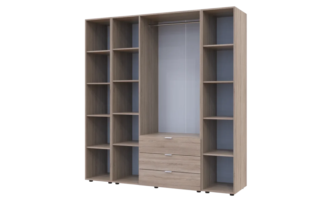 Set Doros Gelar se 2 regálů Dub Sonoma 3 dveře 192,6×49,5×203,4 (42005049)