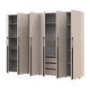 Kleiderschrank mit Regalen und Schubladen Doros Kasper Kaschmir 3+3 LTD 270 × 50 × 204 cm (42005574)