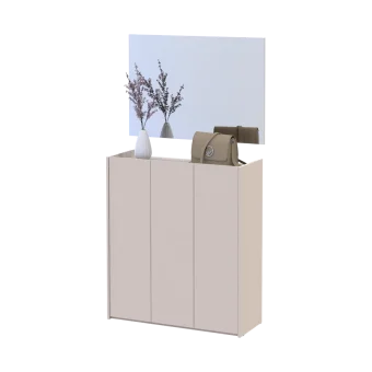 Botník se zrcadlem Doros Kassel Kašmír 3 DTD 97×40×110 (42005506)