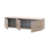 TV stolek Doros Levia Dub Sonoma 3 dveře 130x35x33 (41516301)