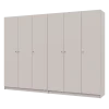 Skříň na oblečení Doros Promo Kašmír 3+3 dveře 270×48×204 (80737674)